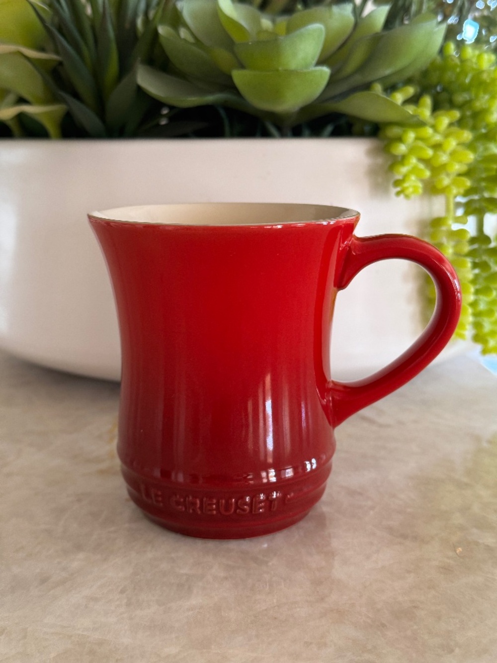 LeCreuset Carribean Tea Mug - Cerise